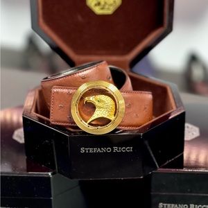 Stefano Ricci Mens belt brown